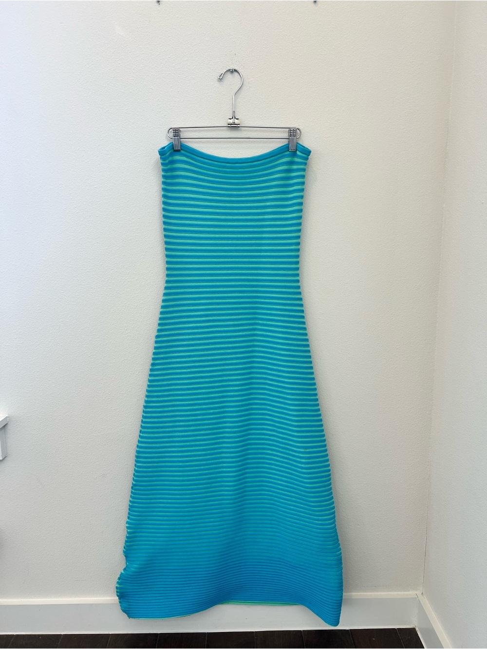The Wolf Gang Strapless Knit Midi Dress | Size L